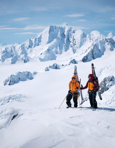ski mountaineering course - Mt Cook NP - West Coast NP - New Zealand