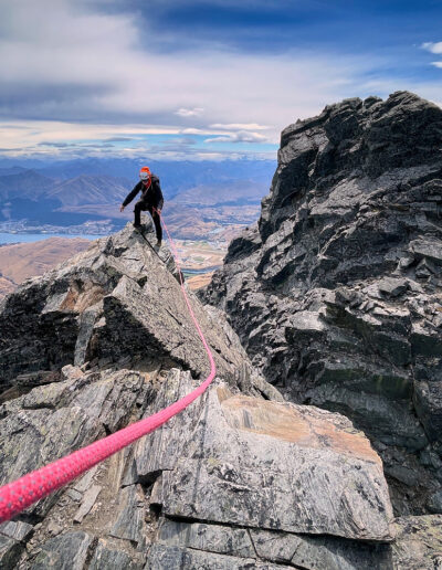 Remarkables Multi-Pitch rock Climbing - Guided Trip - Queenstown - Wanaka Mountain guides