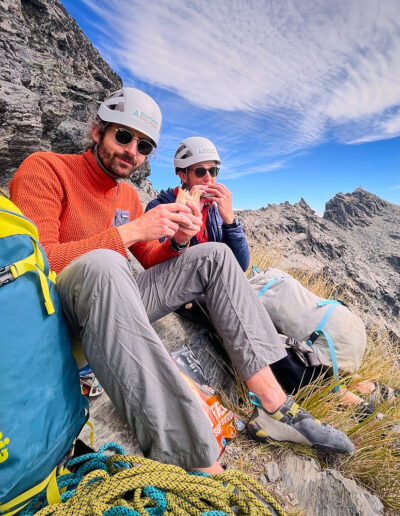 Remarkables Multi-Pitch rock Climbing - Guided Trip - Queenstown - Wanaka Mountain guides